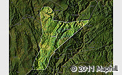 Satellite Map of Jinyang, darken