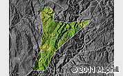 Satellite Map of Jinyang, desaturated