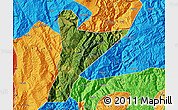 Satellite Map of Jinyang, political outside