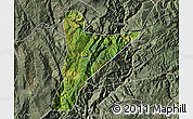 Satellite Map of Jinyang, semi-desaturated