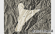 Shaded Relief Map of Jinyang, darken