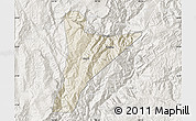 Shaded Relief Map of Jinyang, lighten