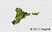 Satellite Panoramic Map of Jinyang, cropped outside