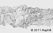 Silver Style Panoramic Map of Jinyang