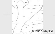 Blank Simple Map of Jinyang