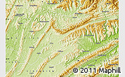Physical Map of Kaijiang