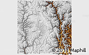 Physical 3D Map of Kangding