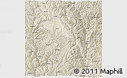 Shaded Relief 3D Map of Kangding