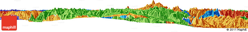 Political Horizon Map of Kangding