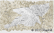 Classic Style Panoramic Map of Kangding