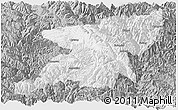 Gray Panoramic Map of Kangding