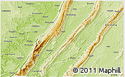 Physical 3D Map of Linshui