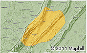 Savanna Style 3D Map of Linshui