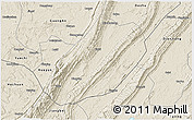 Shaded Relief 3D Map of Linshui