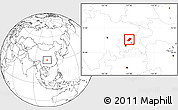 Blank Location Map of Linshui
