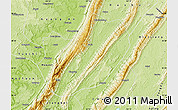 Physical Map of Linshui