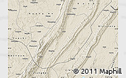 Shaded Relief Map of Linshui