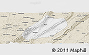 Classic Style Panoramic Map of Linshui