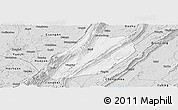 Silver Style Panoramic Map of Linshui