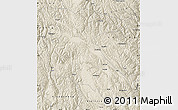 Shaded Relief Map of Litang