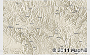 Shaded Relief 3D Map of Luhuo