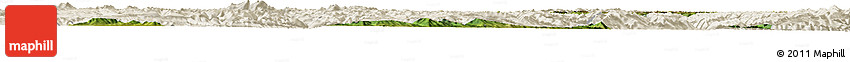 Satellite Horizon Map of Luhuo, shaded relief outside Satellite Horizon Map of Luhuo, shaded relief outside