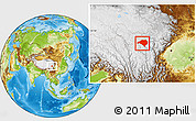 Physical Location Map of Luhuo