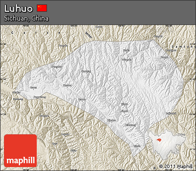 Classic Style Map of Luhuo