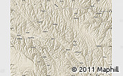 Shaded Relief Map of Luhuo