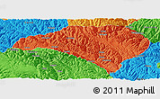Political Panoramic Map of Luhuo