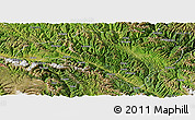 Satellite Panoramic Map of Luhuo