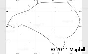 Blank Simple Map of Luhuo, no labels