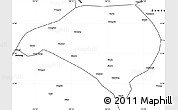 Blank Simple Map of Luhuo