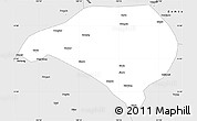 Silver Style Simple Map of Luhuo
