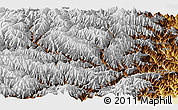 Physical Panoramic Map of Maowen