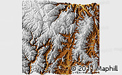 Physical 3D Map of Mianning