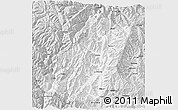 Silver Style 3D Map of Mianning