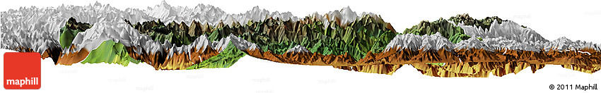 Satellite Horizon Map of Mianning, physical outside Satellite Horizon Map of Mianning, physical outside