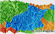 Political Panoramic Map of Mianning