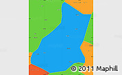 Political Simple Map of Mianning