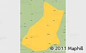 Savanna Style Simple Map of Mianning