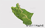 Satellite 3D Map of Muchuan, cropped outside
