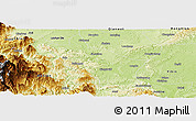 Physical Panoramic Map of Muchuan