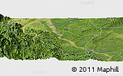Satellite Panoramic Map of Muchuan