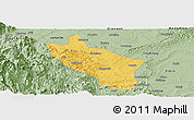 Savanna Style Panoramic Map of Muchuan