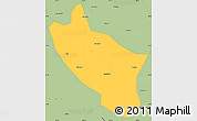 Savanna Style Simple Map of Muchuan