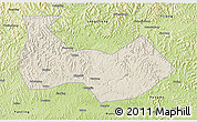 Shaded Relief 3D Map of Nanbu, physical outside
