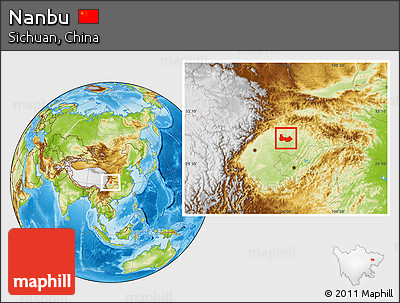 Physical Location Map of Nanbu