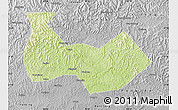 Physical Map of Nanbu, desaturated