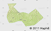 Physical Map of Nanbu, single color outside